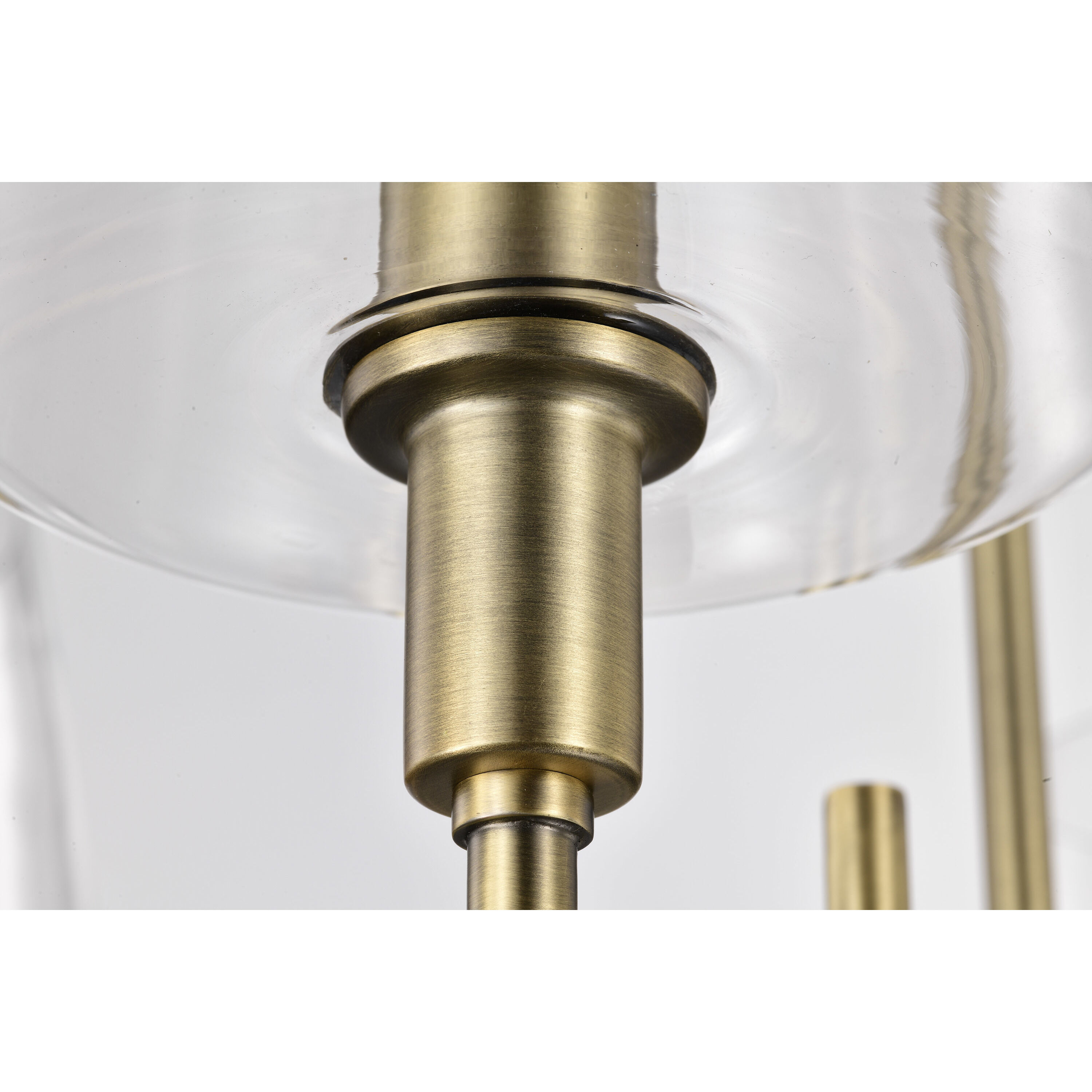 Brookside 4 Light 24 inch Vintage Brass Chandelier Ceiling Light