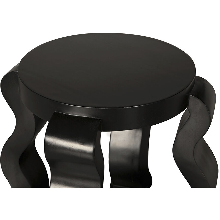 Anora 25.5 X 25.5 inch Hand Rubbed Black Side Table