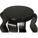 Anora 25.5 X 25.5 inch Hand Rubbed Black Side Table