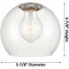 Ballston Concord 5 Light 30 inch Matte Black Chandelier Ceiling Light in Seedy Glass