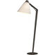Reach 55.2 inch 100 watt Dark Smoke Floor Lamp Portable Light in Flax
