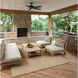 Rainsford 52 inch Matte Black Outdoor Ceiling Fan