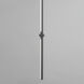 Dorian LED 1 inch Black Single Pendant Ceiling Light