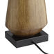 Haywood 29.84 inch 60.00 watt Brown Wood Tone Table Lamp Portable Light