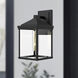 Alora Mood Larchmont 1 Light 14.88 inch Textured Black Outdoor Wall Light