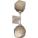 Gem LED 6.5 inch Beige Silver Indoor Sconce Wall Light in Metallic Beige Silver, Bronze, 2700K LED, Double