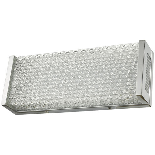 Evoke LED 12 inch Chrome Vanity Bar Light Wall Light