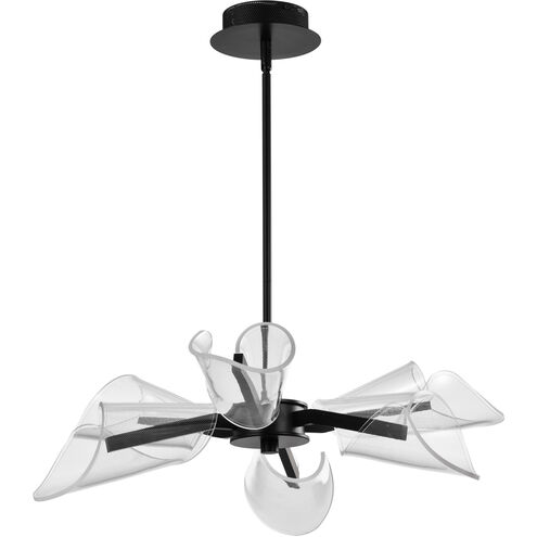 Sedona LED 28 inch Matte Black Chandelier Ceiling Light