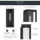 Calen 1 Light 14 inch Textured Black Outdoor Wall Light