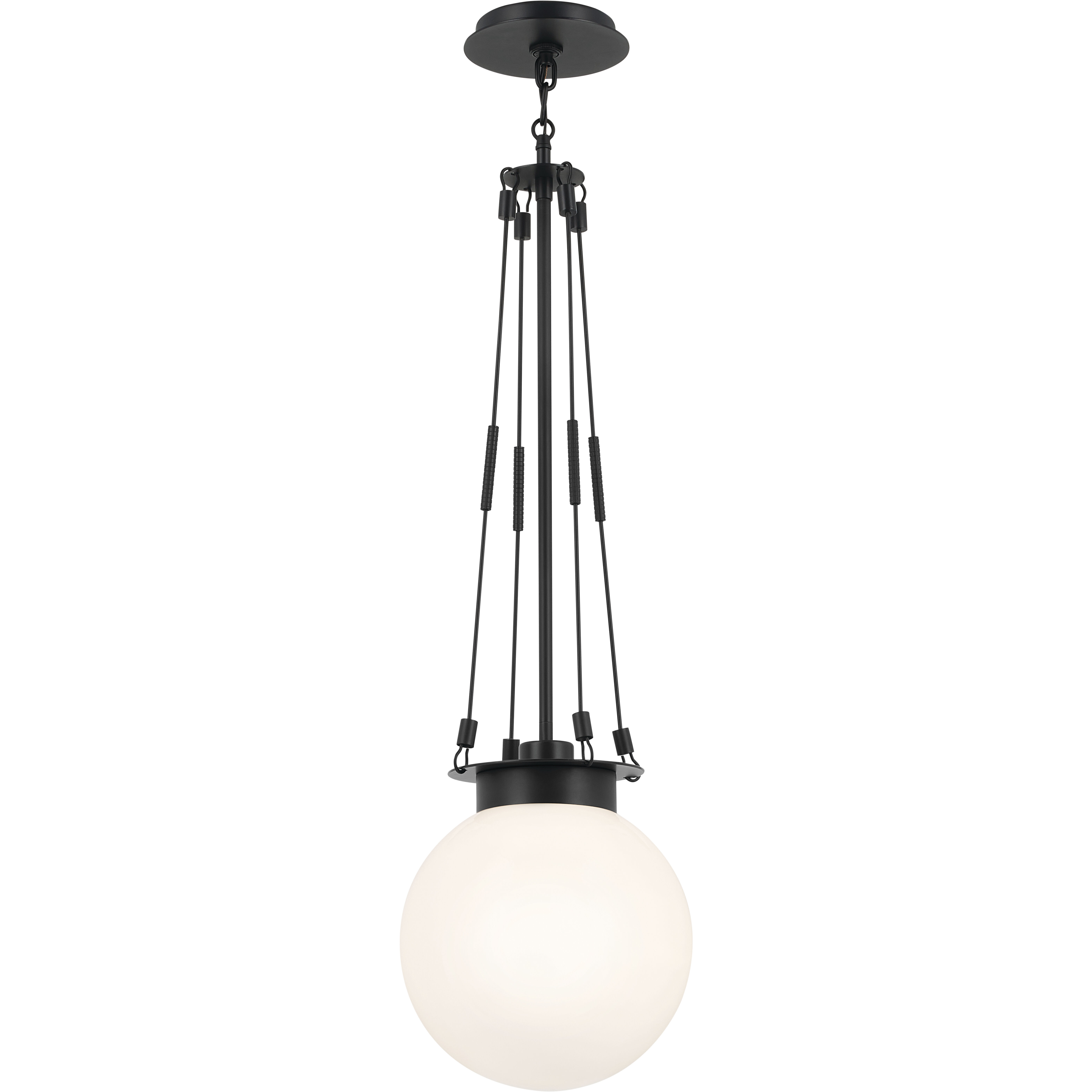 Albers LED 10.5 inch Black Pendant Ceiling Light