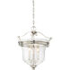 Audrey's Point 3 Light 16 inch Polished Nickel Pendant Ceiling Light, Convertible