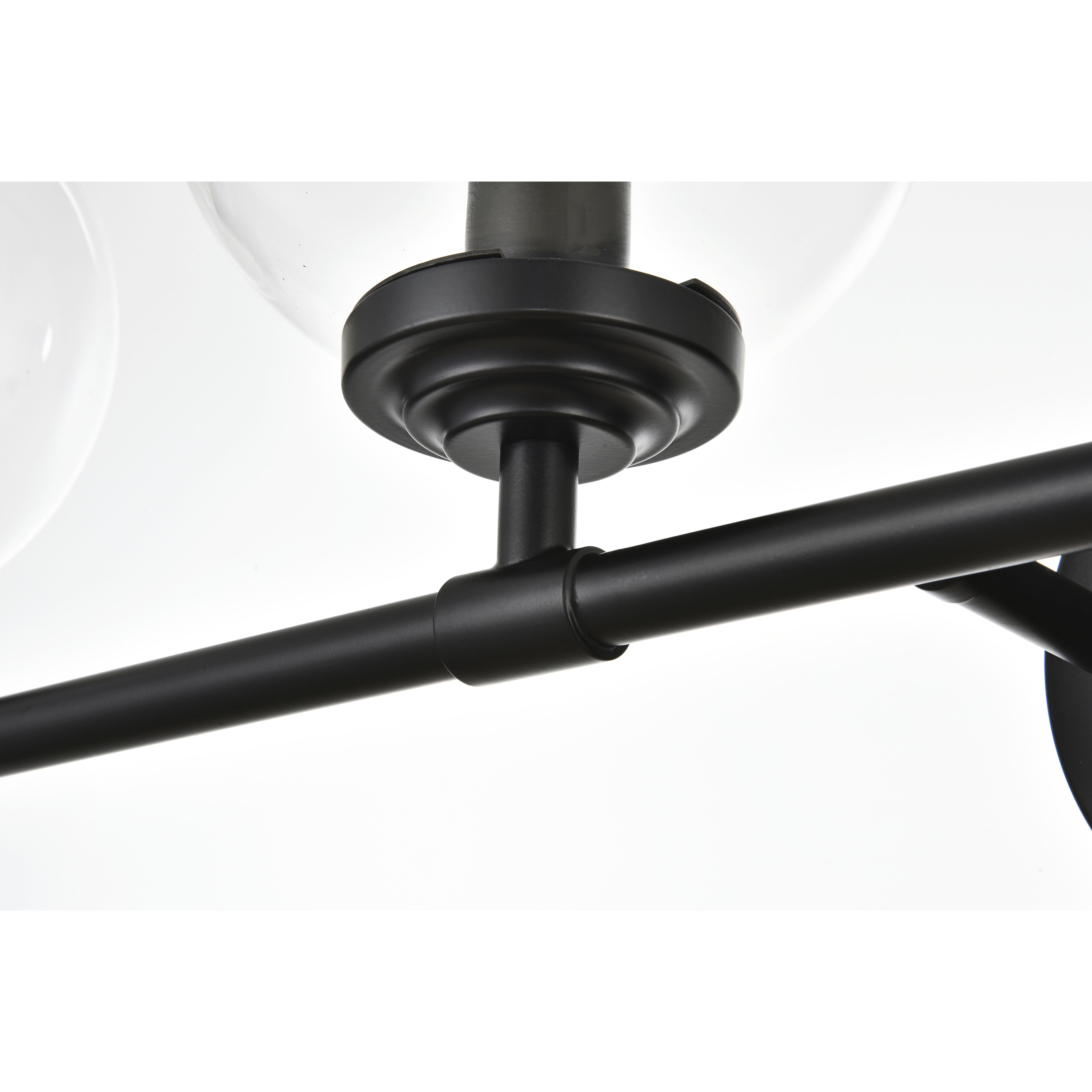 Ingrid 4 Light 33 inch Black Bath Sconce Wall Light