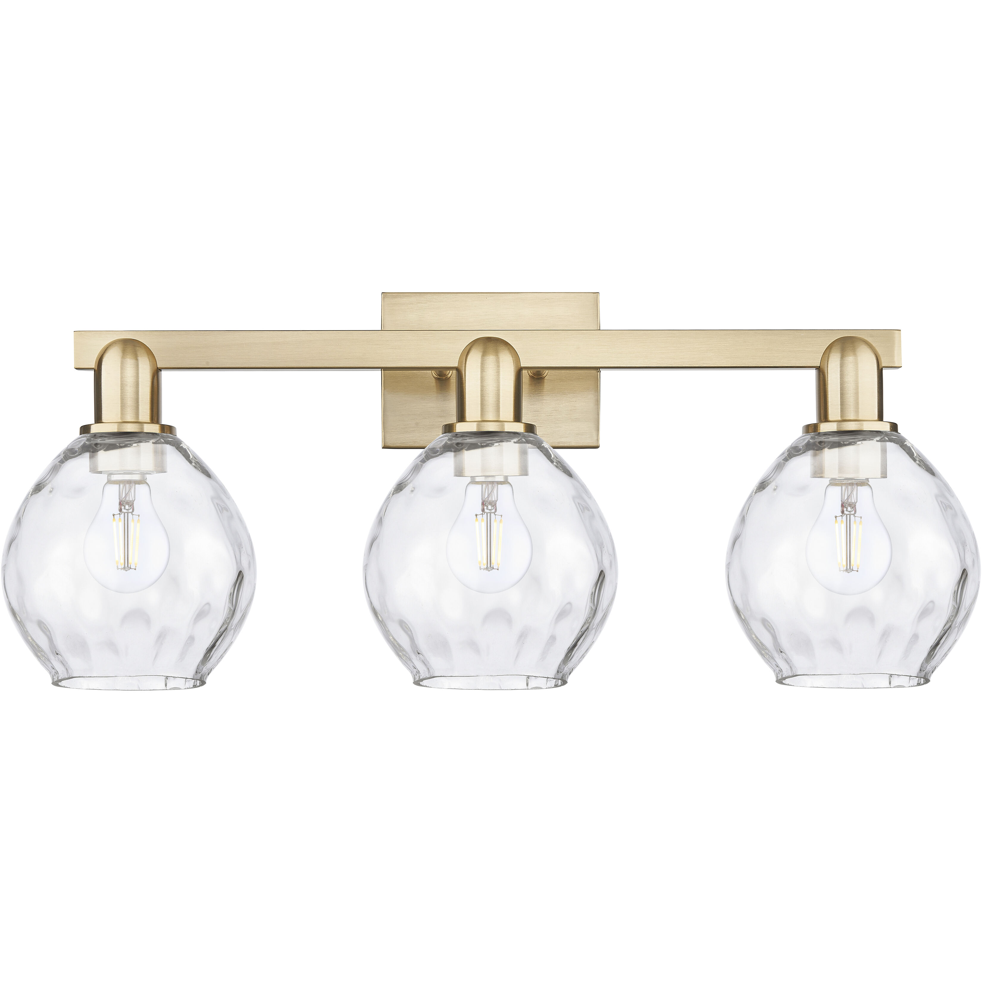 Arcadia Waverly 3 Light 25 inch Champagne Bronze Bath Vanity Light Wall Light