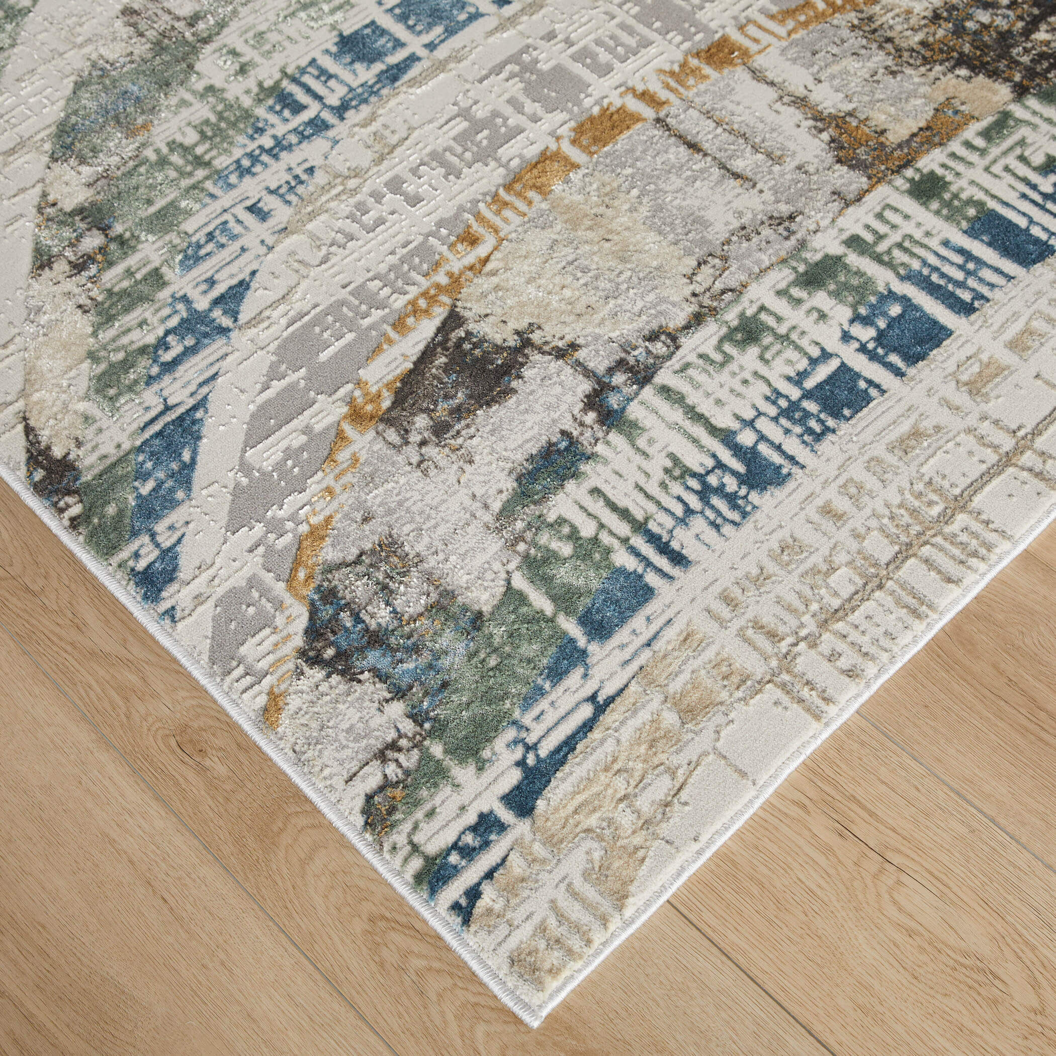 Zaria 90 X 63 inch Earth Tones Rug in 5 x 7