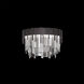 Arpeggio 10 Light 20.5 inch Black Flush Mount Ceiling Light