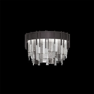 Arpeggio 10 Light 20.5 inch Black Flush Mount Ceiling Light