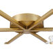 Pearl LED 28 inch Legacy Brass Flush Mount Ceiling Light