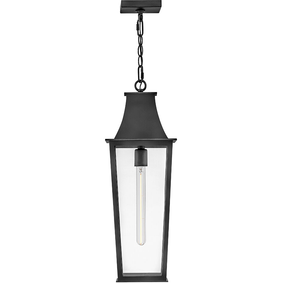 Coastal Elements Georgetown 1 Light 8.5 inch Black Outdoor Hanging Light