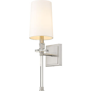 Sophia 1 Light 6 inch Brushed Nickel Wall Sconce Wall Light
