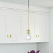 Lansdale 1 Light 5 inch Satin Brass Single Pendant Ceiling Light, Single