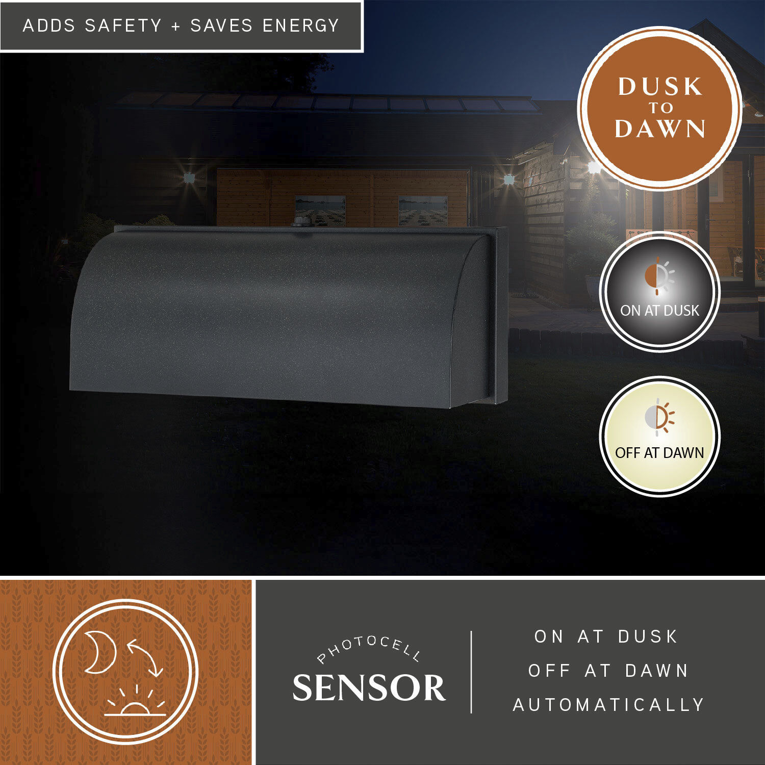 Walsh LED 4.75 inch Dark Bronze Outdoor Wall