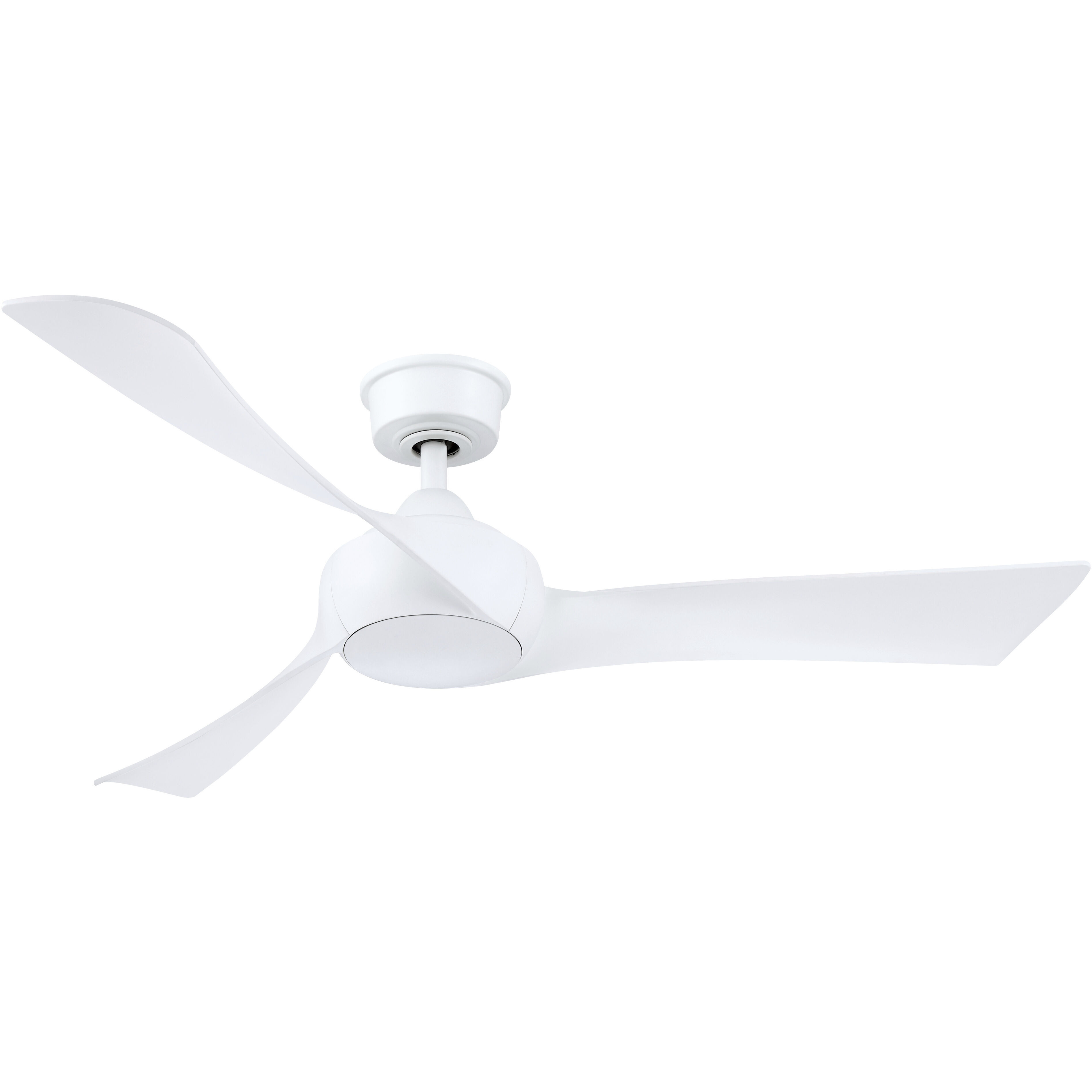 Wrap Custom 8.88 inch Matte White Fan Motor Only