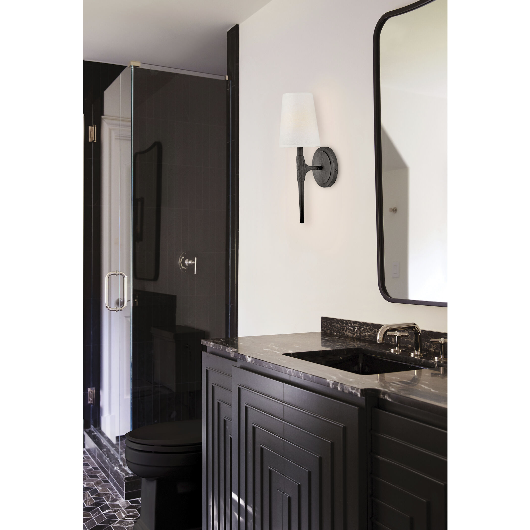 Beaumont 1 Light 5 inch Black Indoor Wall Sconce Wall Light