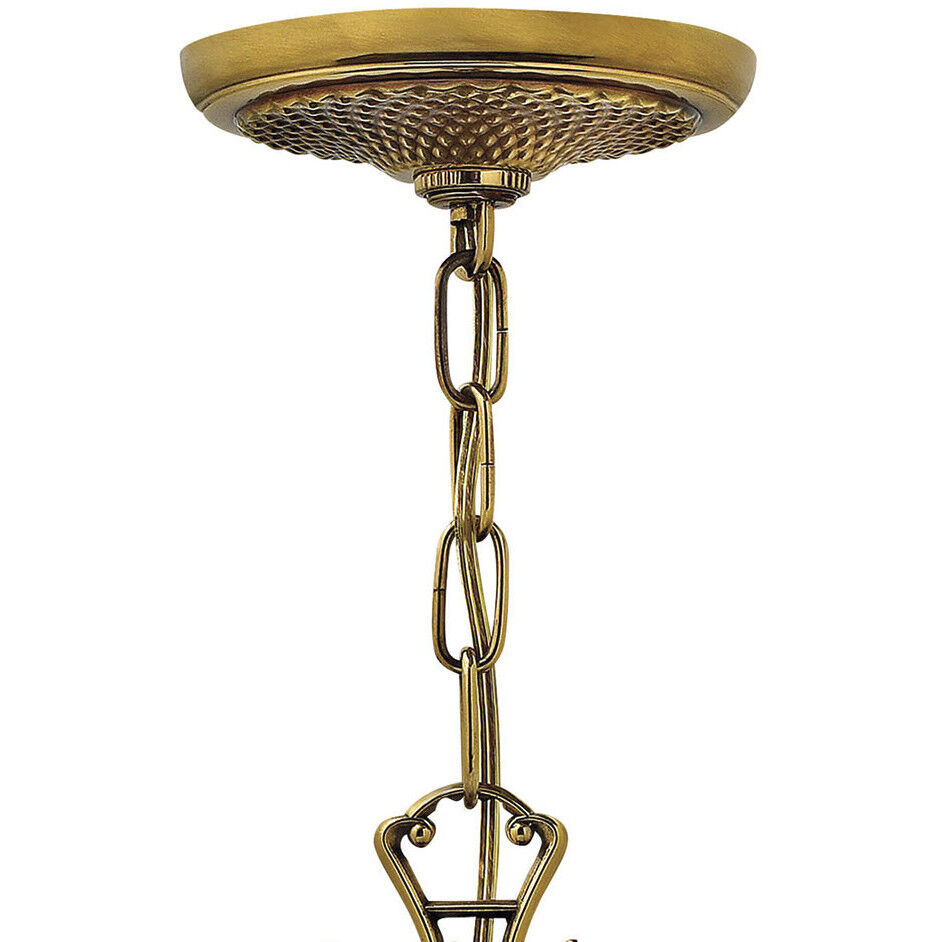 Plantation 5 Light 22.25 inch Burnished Brass Indoor Chandelier Ceiling Light