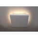 Alumilux Tau LED 6 inch White Outdoor Wall Sconce