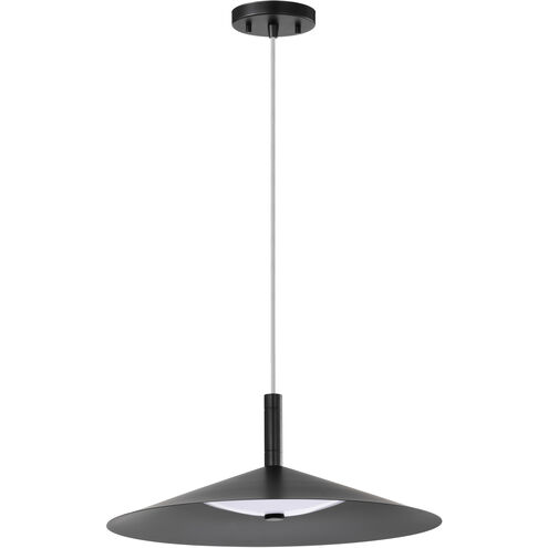 Corrine LED 18 inch Matte Black Pendant Ceiling Light