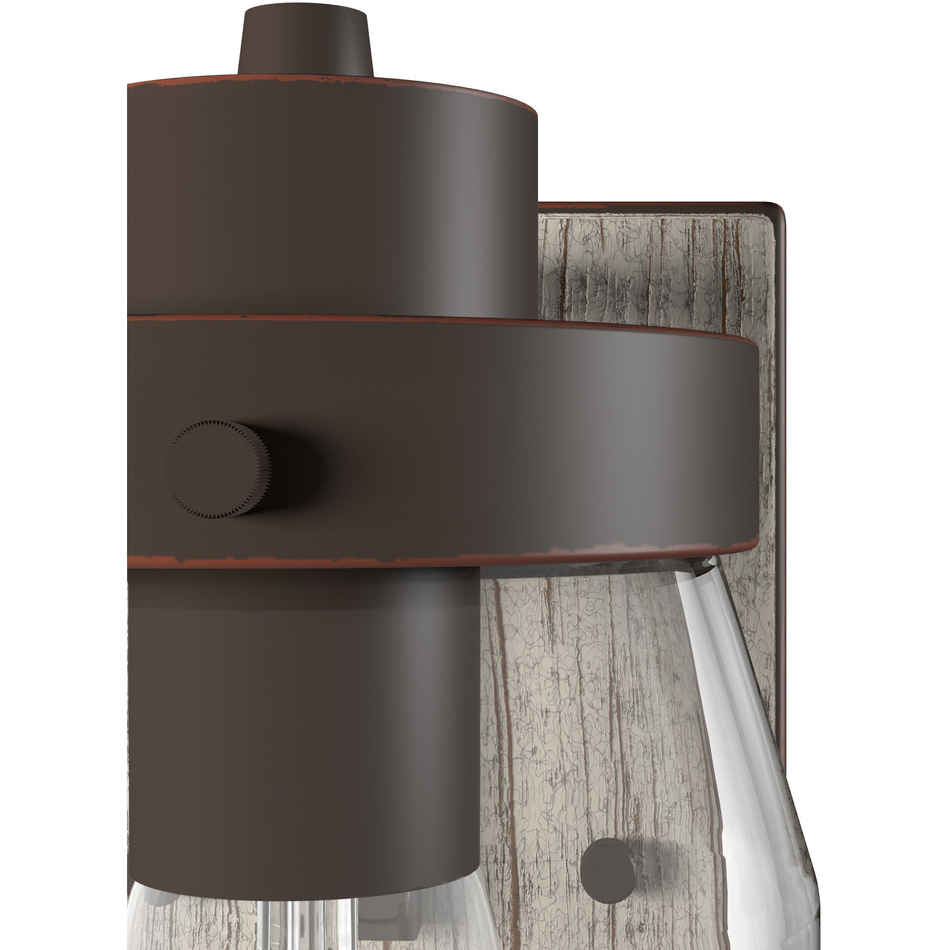 Devon Park 1 Light 4.75 inch Onyx Bengal and Barnwood Wall Sconce Wall Light, Medium