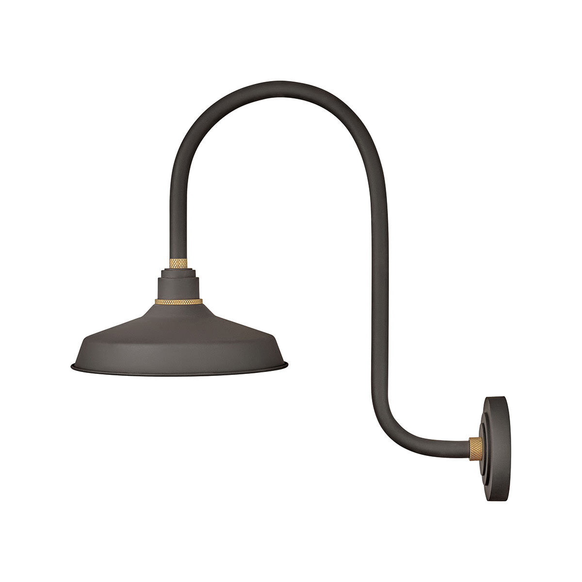 Foundry Classic 1 Light 24 inch Museum Bronze/Brass Outdoor Wall Mount