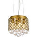 Tully 4 Light 10 inch Brass Pendant Ceiling Light