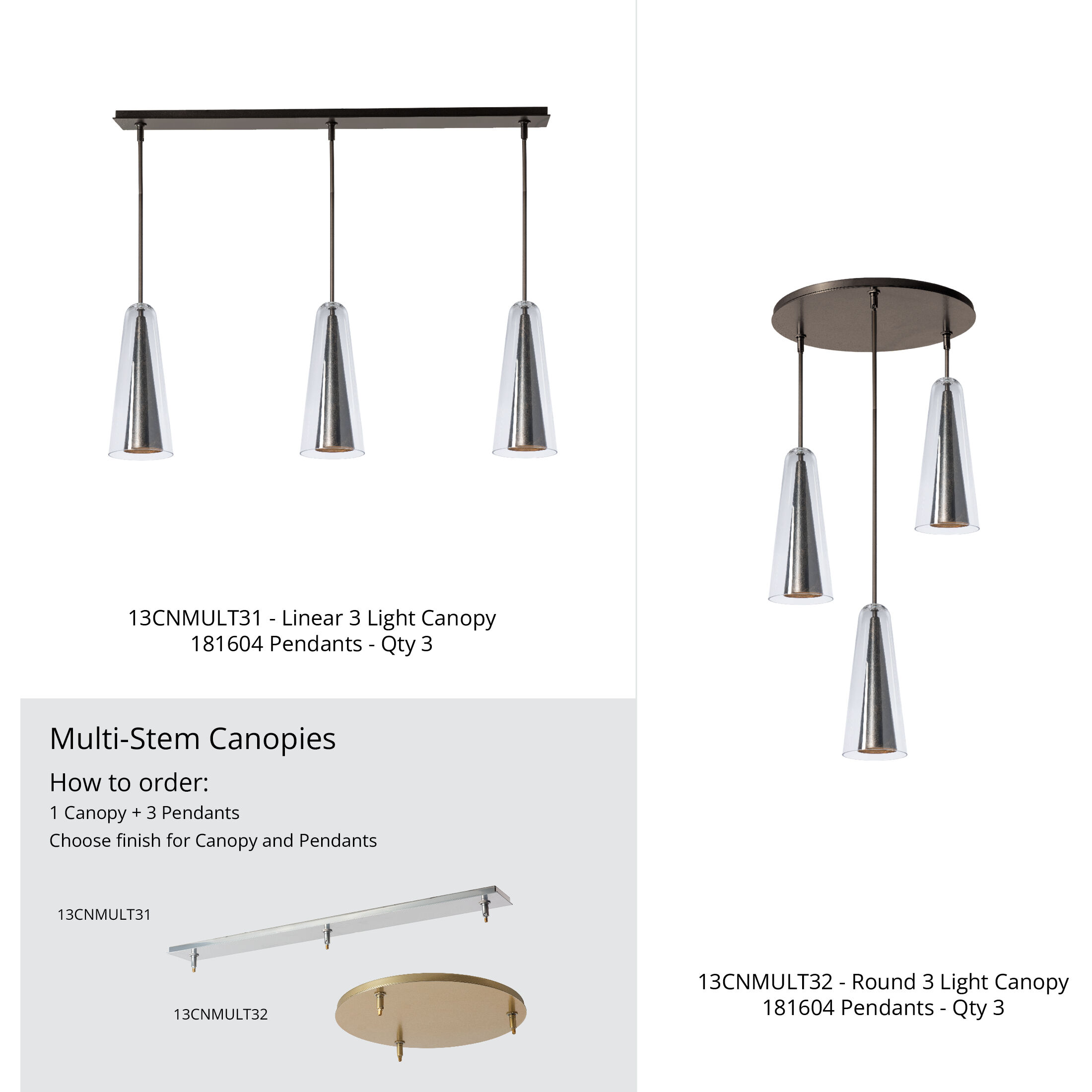 Spire 1 Light 6.4 inch Dark Smoke and Clear Steel Mini Pendant Ceiling Light