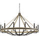 Sonoma 12 Light 47.75 inch Dark Bronze Chandelier Ceiling Light