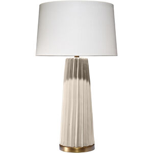 Pleated 1 Light 18.00 inch Table Lamp