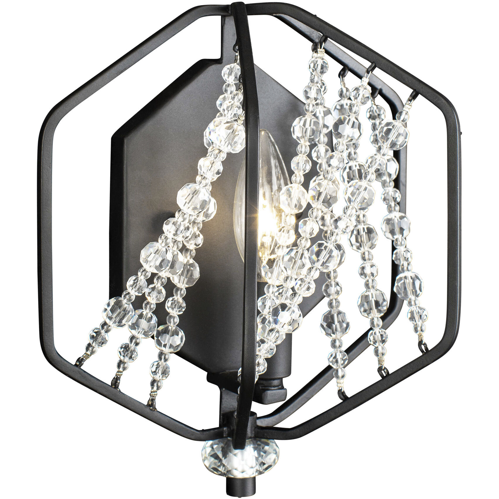 Chelsea 1 Light 9 inch Carbon Black Wall Sconce Wall Light