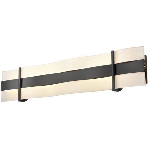 Tides CCT LED 32.5 inch Ebony Bath Vanity Wall Light