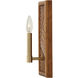 Soleil 1 Light 6 inch Matte Brass ADA Sconce Wall Light