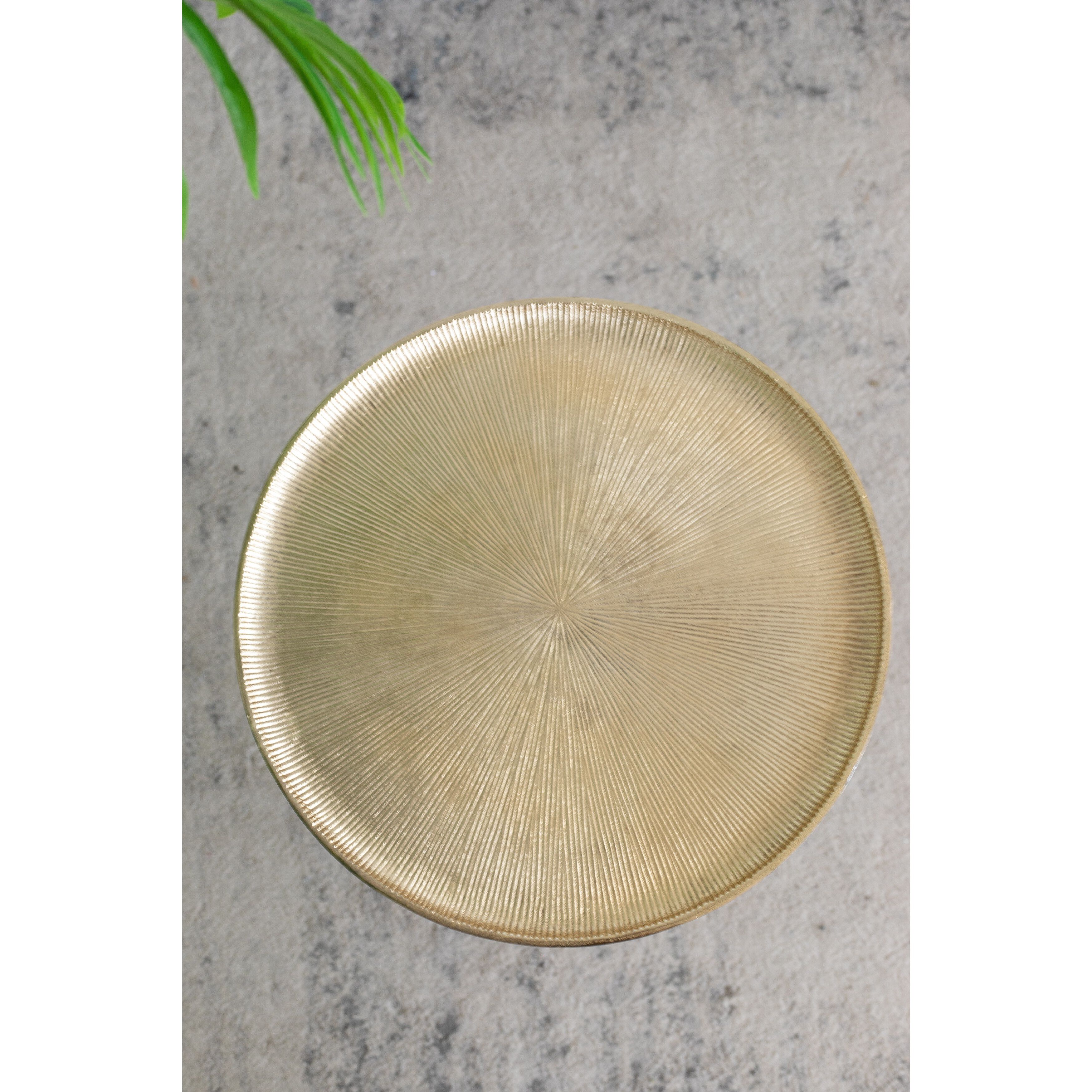 Antler 16.1 inch Gold Side Table