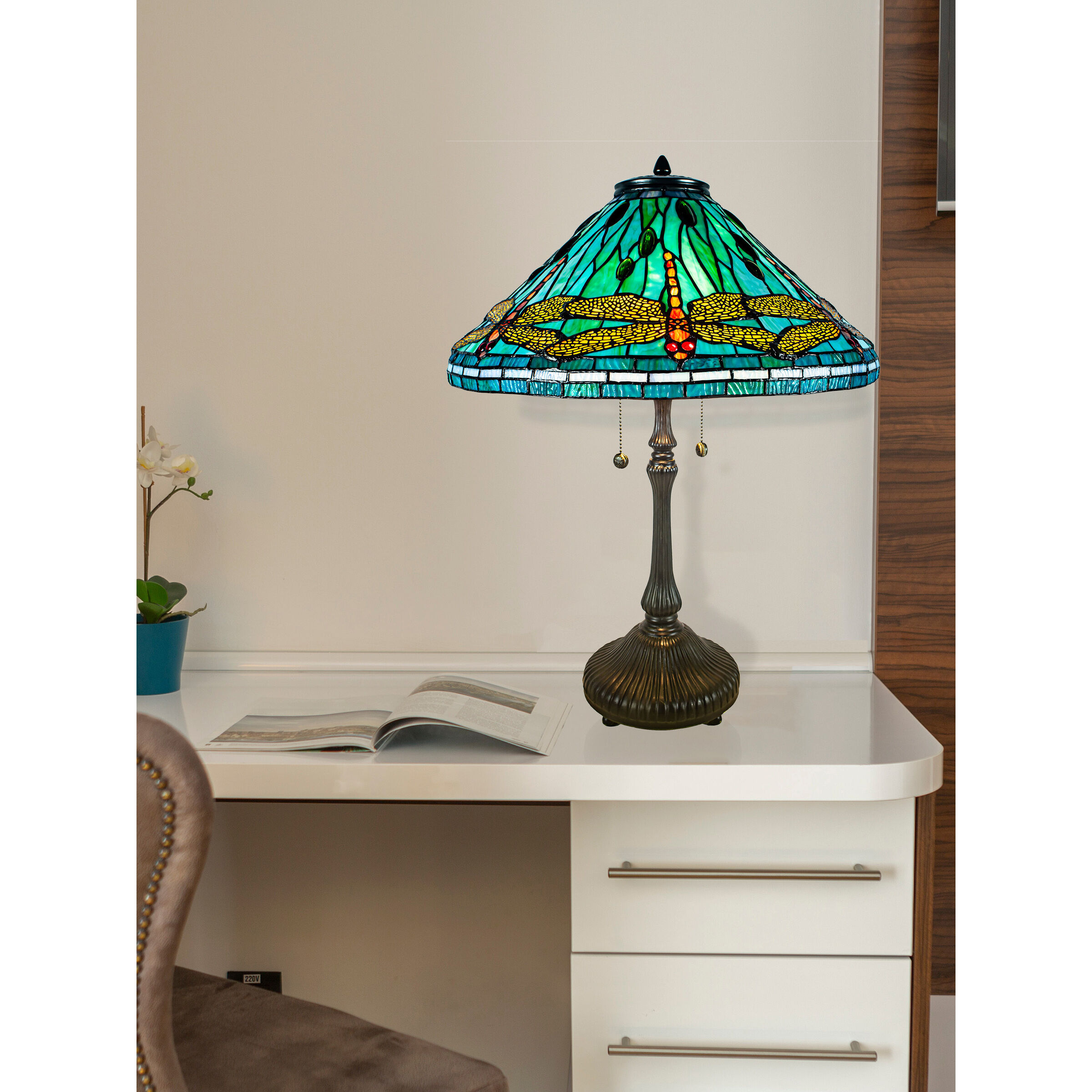 Dale tiffany dragonfly table lamp outlet