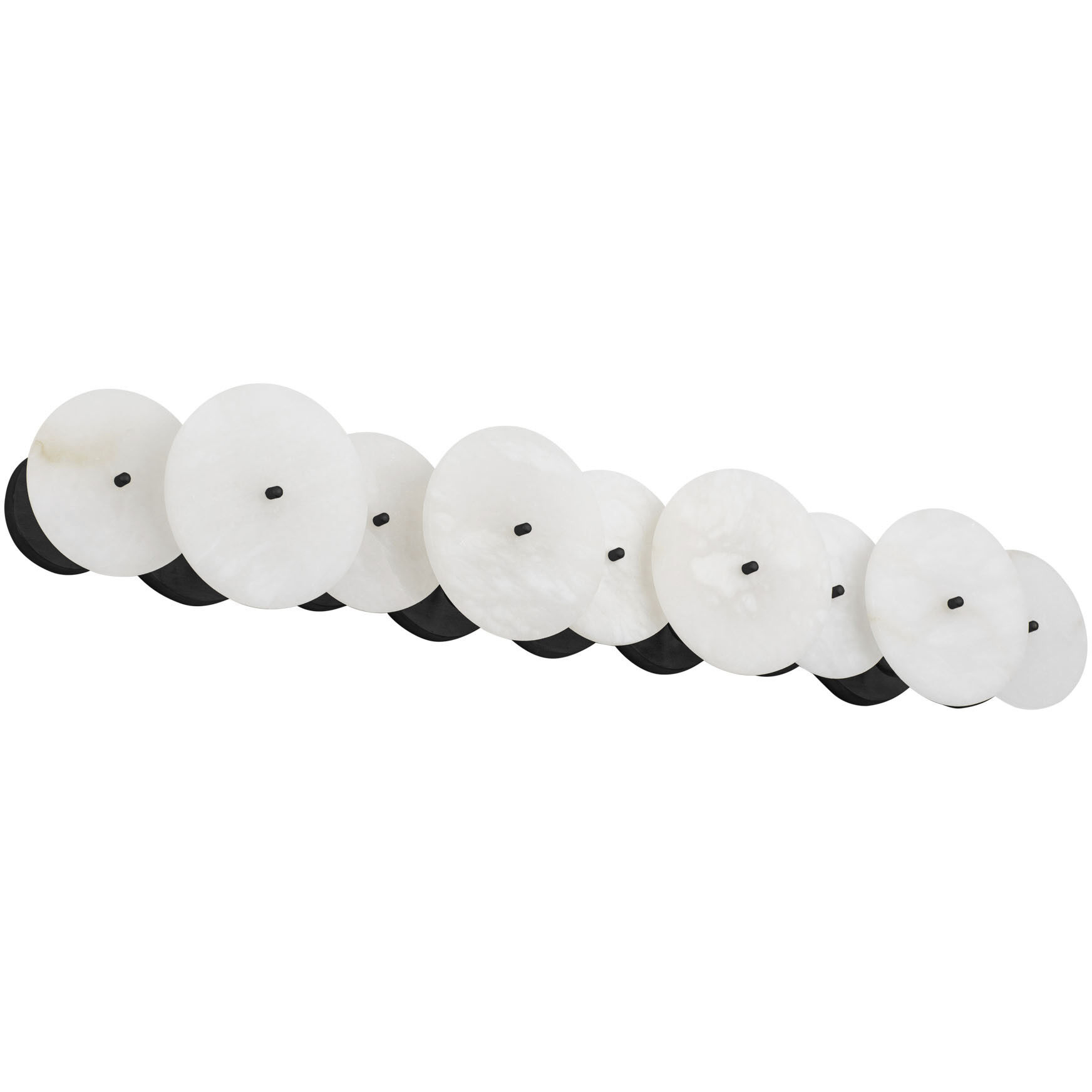 Cosmos 4 Light 35.75 inch Matte Black Bath Vanity Light Wall Light, Smithsonian Collaboration