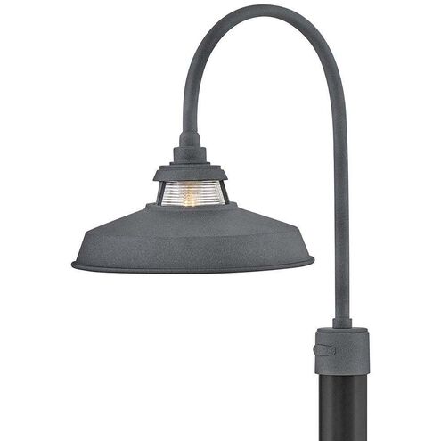 Troyer 1 Light 22.25 inch Aged Zinc Outdoor Post Mount