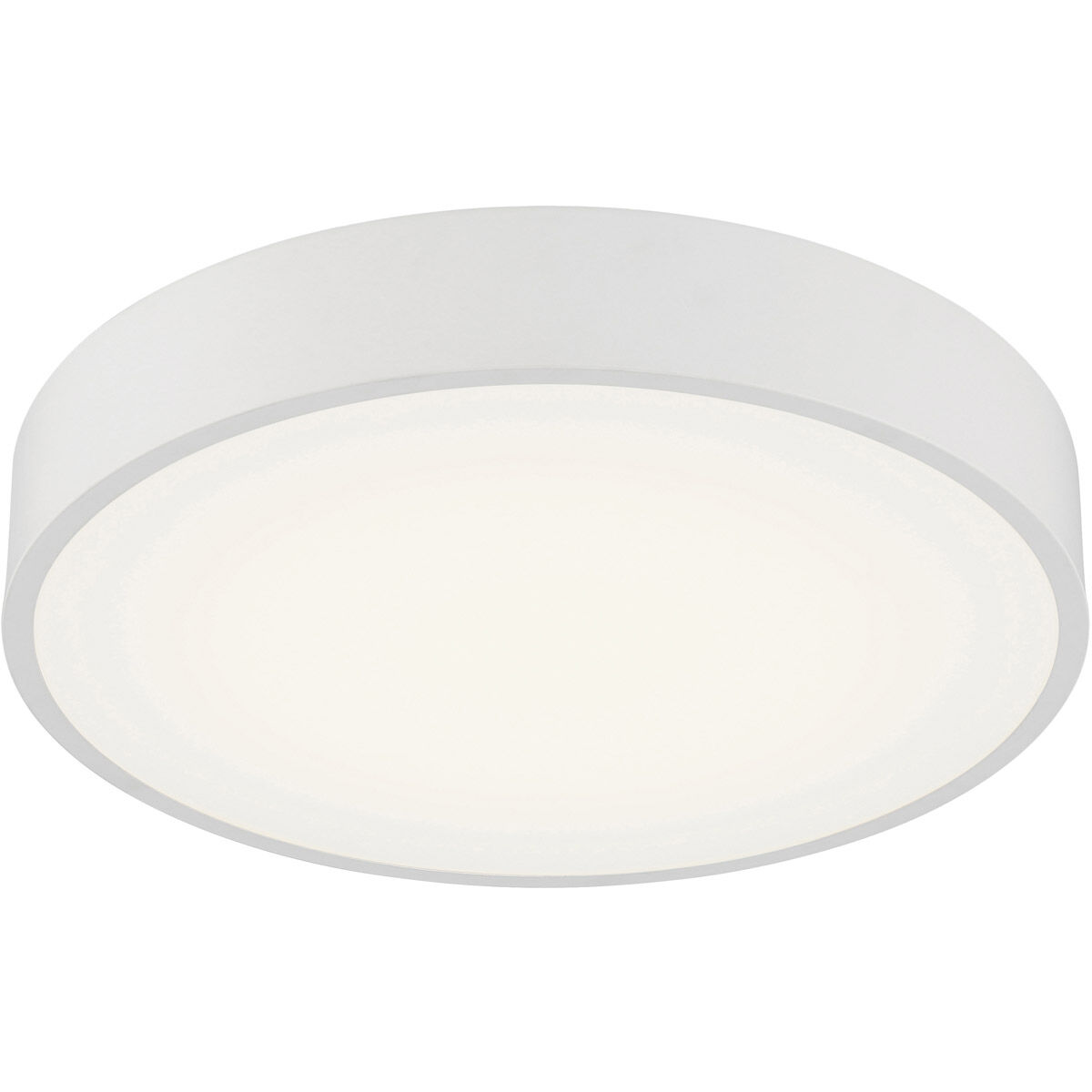 Como LED 13.75 inch White Flush Mount Ceiling Light