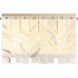 Viviana 6 Light 17.5 inch Rubbed Brass Flush Mount Ceiling Light