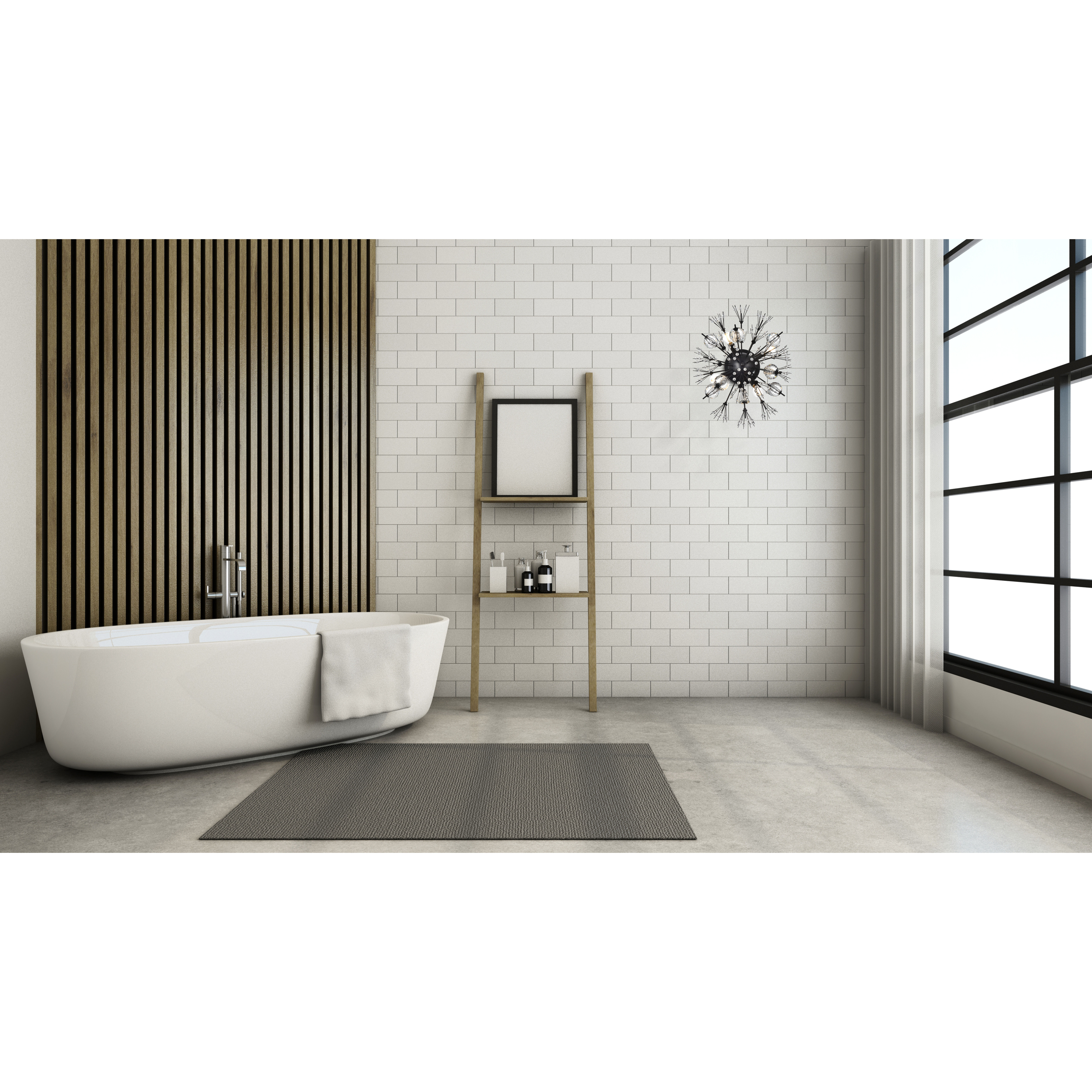 Vera 4 Light 14 inch Black Wall Sconce Wall Light, can be Flush Mounted