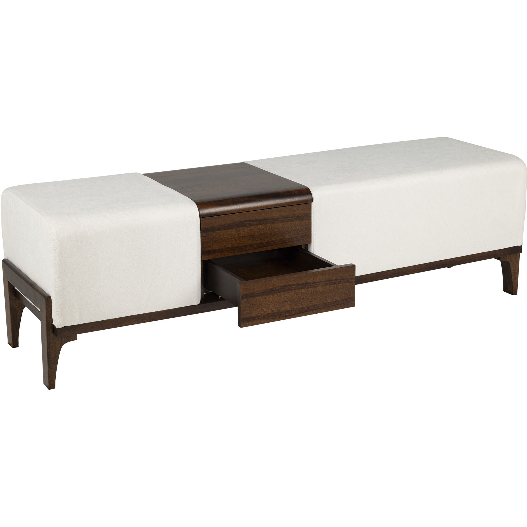 Noah 18 inch Medium Brown Ottoman