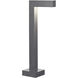 Sean Lavin Strut 12 14.6 watt Charcoal Outdoor Path Light in LED 90 CRI 3000K, Concrete Mount, Integrated LED