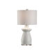 Bradshaw Orrell 100.00 watt Matte White/Clear Table Lamp Portable Light