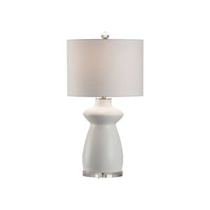 Bradshaw Orrell 100.00 watt Matte White/Clear Table Lamp Portable Light